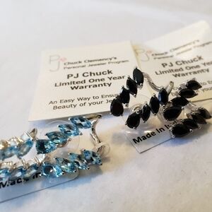 𝅺two pair Chuck Clemency earrings